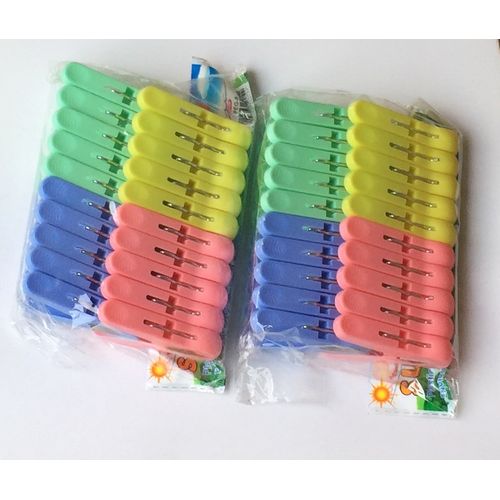 2 SETS OF PEGS- 40 Pieces Multicolored